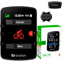 Bryton gps bicicleta Rider 550 D vista frontal