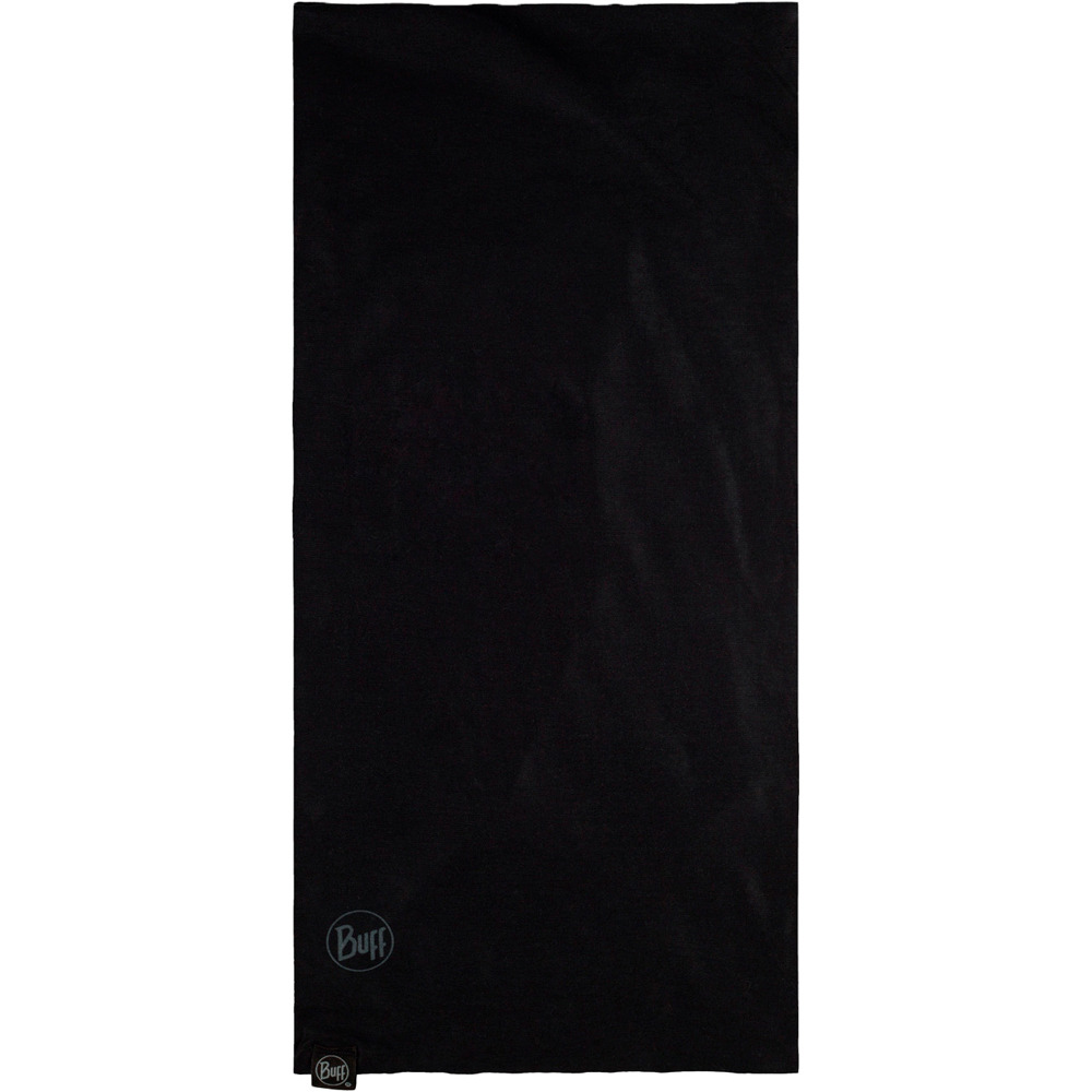 Buff tubular SOLID BLACK/BLACK vista trasera