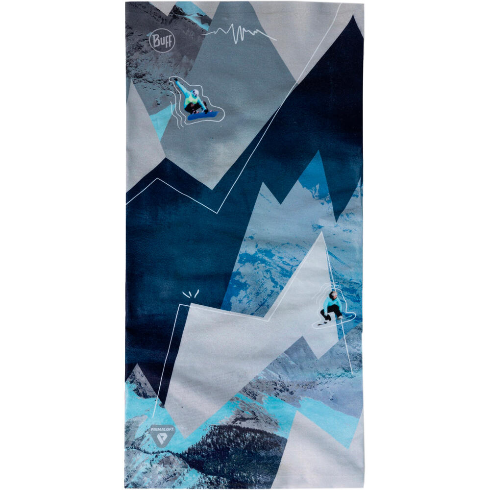 Buff tubular SYNTH BLUE vista trasera