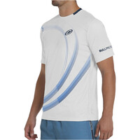 Bullpadel camiseta tenis manga corta hombre BEQUE vista detalle