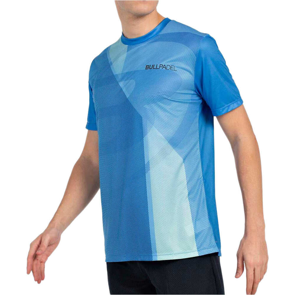 Bullpadel camiseta tenis manga corta hombre BRUMO vista detalle