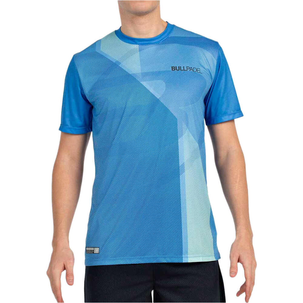 Bullpadel camiseta tenis manga corta hombre BRUMO vista frontal