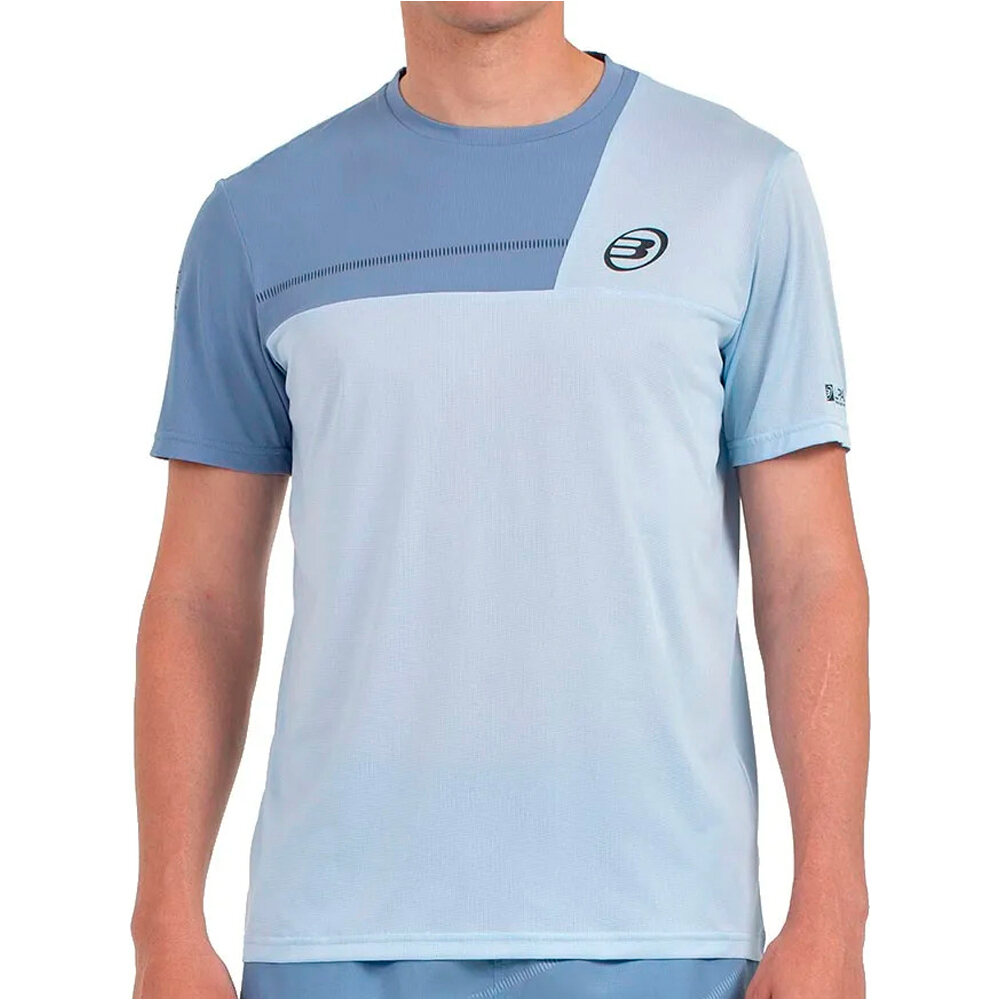Bullpadel camiseta tenis manga corta hombre CAMISETA BULL CACIN vista frontal