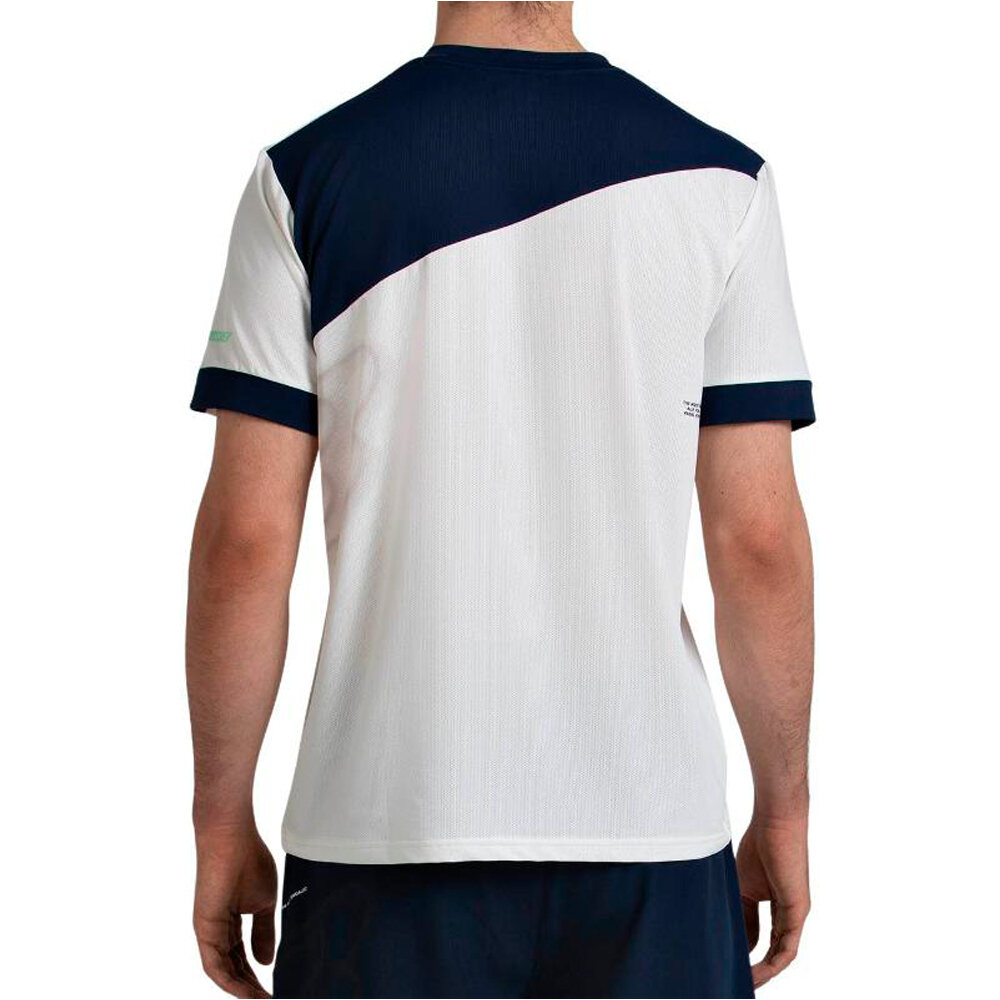 Bullpadel camiseta tenis manga corta hombre CAMISETA BULL MANANU vista trasera