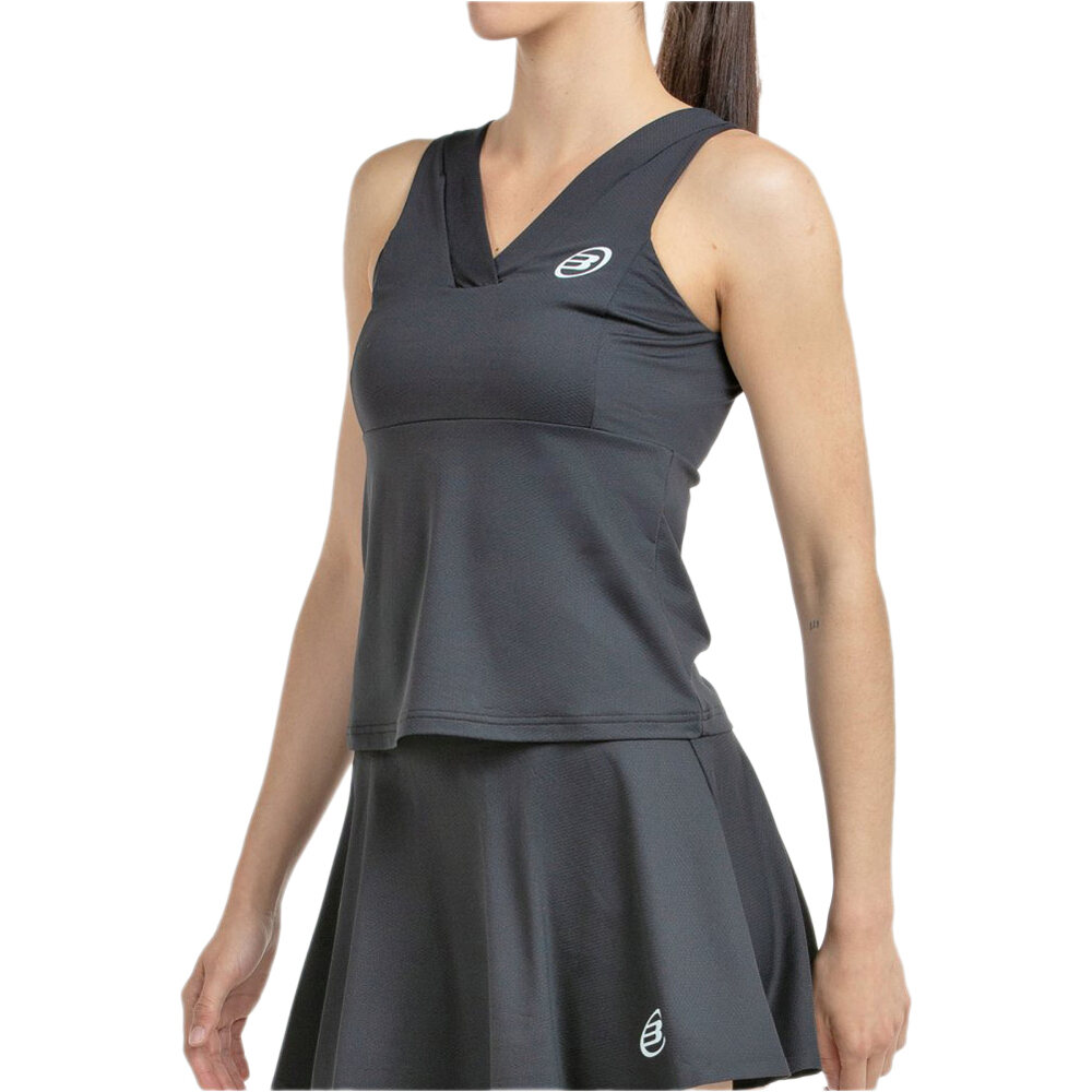 Bullpadel camiseta tenis manga corta mujer AFOSA vista detalle
