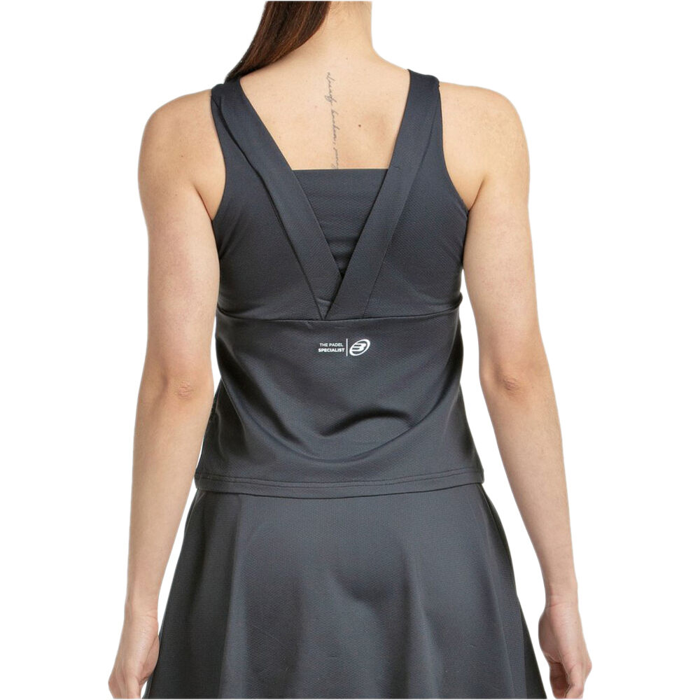 Bullpadel camiseta tenis manga corta mujer AFOSA vista trasera