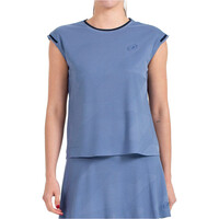 Bullpadel camiseta tenis manga corta mujer PINATAR vista frontal