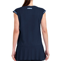 Bullpadel camiseta tenis manga corta mujer PINATAR vista trasera