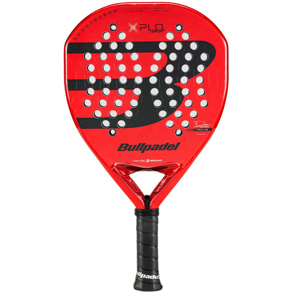 Bullpadel pala pádel adulto XPLO COMFORT 25 vista frontal