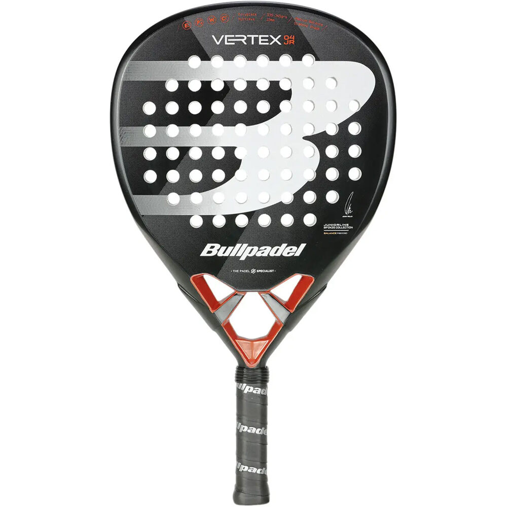 Bullpadel pala pádel niño PALA BULLPADEL VERTEX JR 25 vista frontal