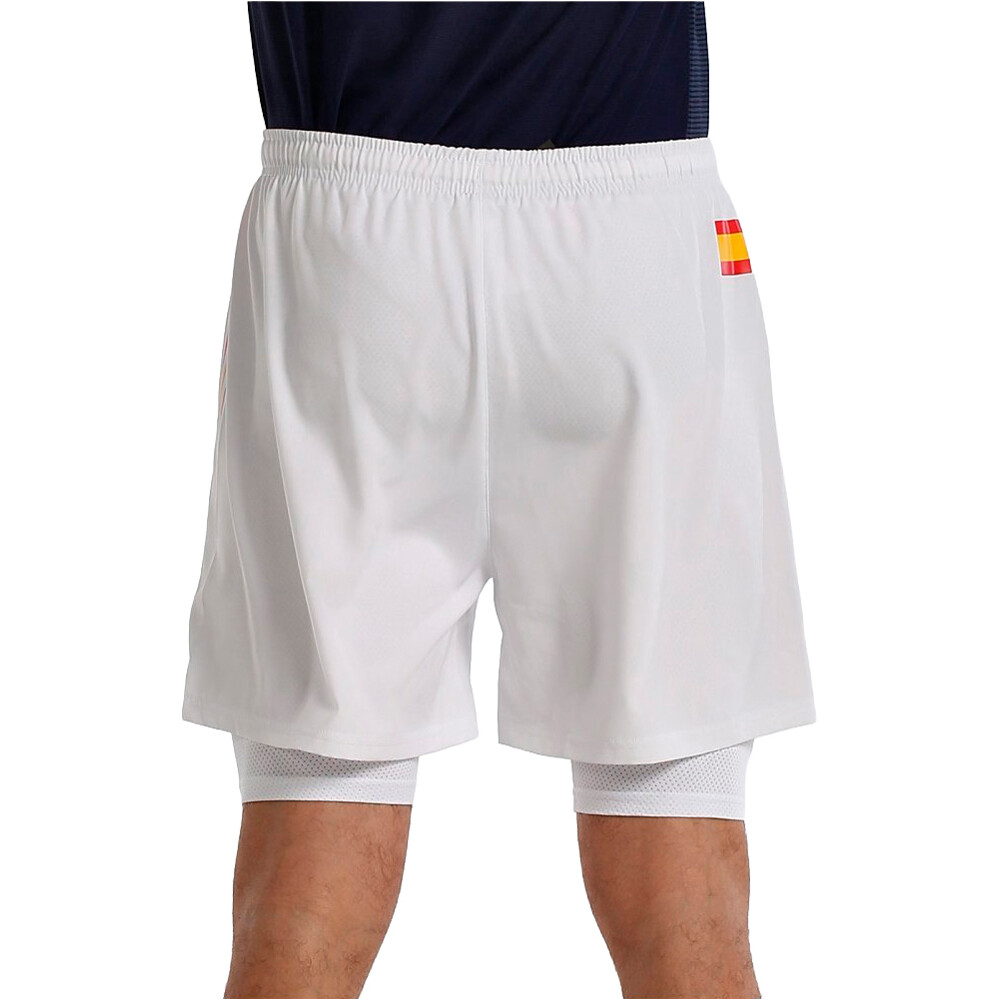 Bullpadel pantalón tenis hombre FRAGOSA vista trasera