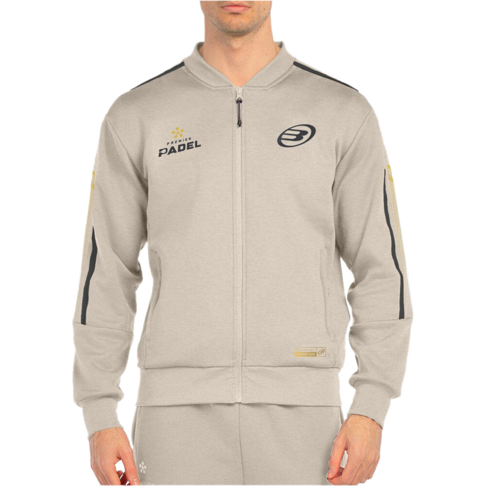 Bullpadel sudadera tenis hombre BANDO vista frontal