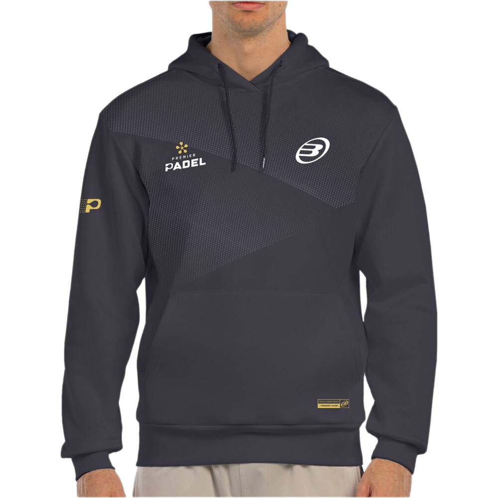 Bullpadel sudadera tenis hombre BAQUE vista frontal