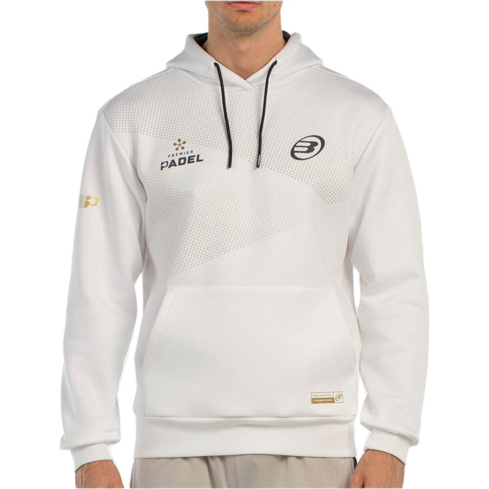 Bullpadel sudadera tenis hombre BAQUE vista frontal
