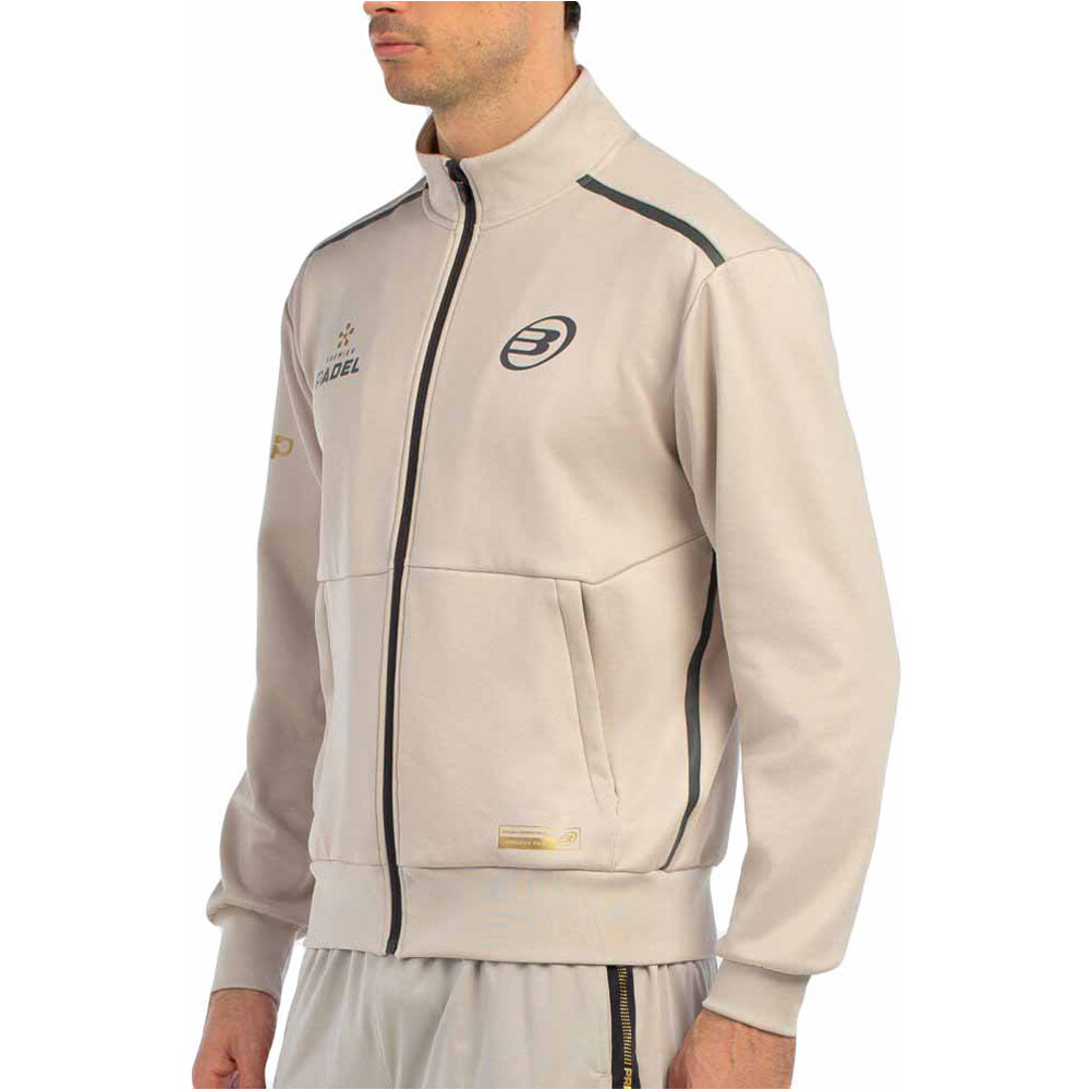Bullpadel sudadera tenis hombre BRUME vista detalle