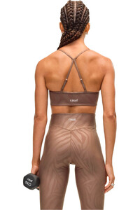 Casall Sujetador Yoga Strappy Sports Bra Printed vista trasera