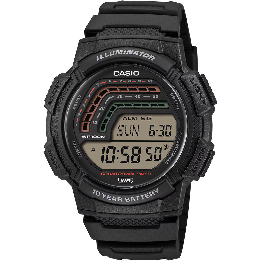 Casio reloj deportivo WS-1800-1AVEF vista frontal