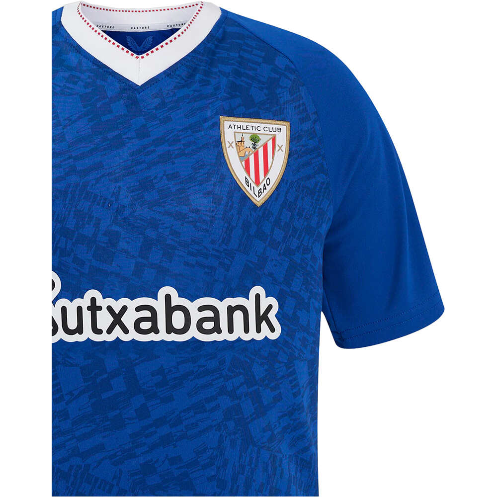 Castore camiseta de fútbol oficiales niño ATHL.BILBAO 25 AWAY INF SS SHIRT vista detalle