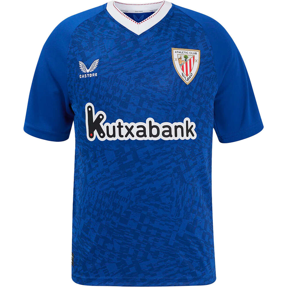Castore camiseta de fútbol oficiales niño ATHL.BILBAO 25 AWAY INF SS SHIRT vista frontal