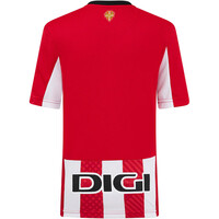 Castore camiseta de fútbol oficiales niño ATHL.BILBAO 25 HOME INF SS SHIRT vista trasera
