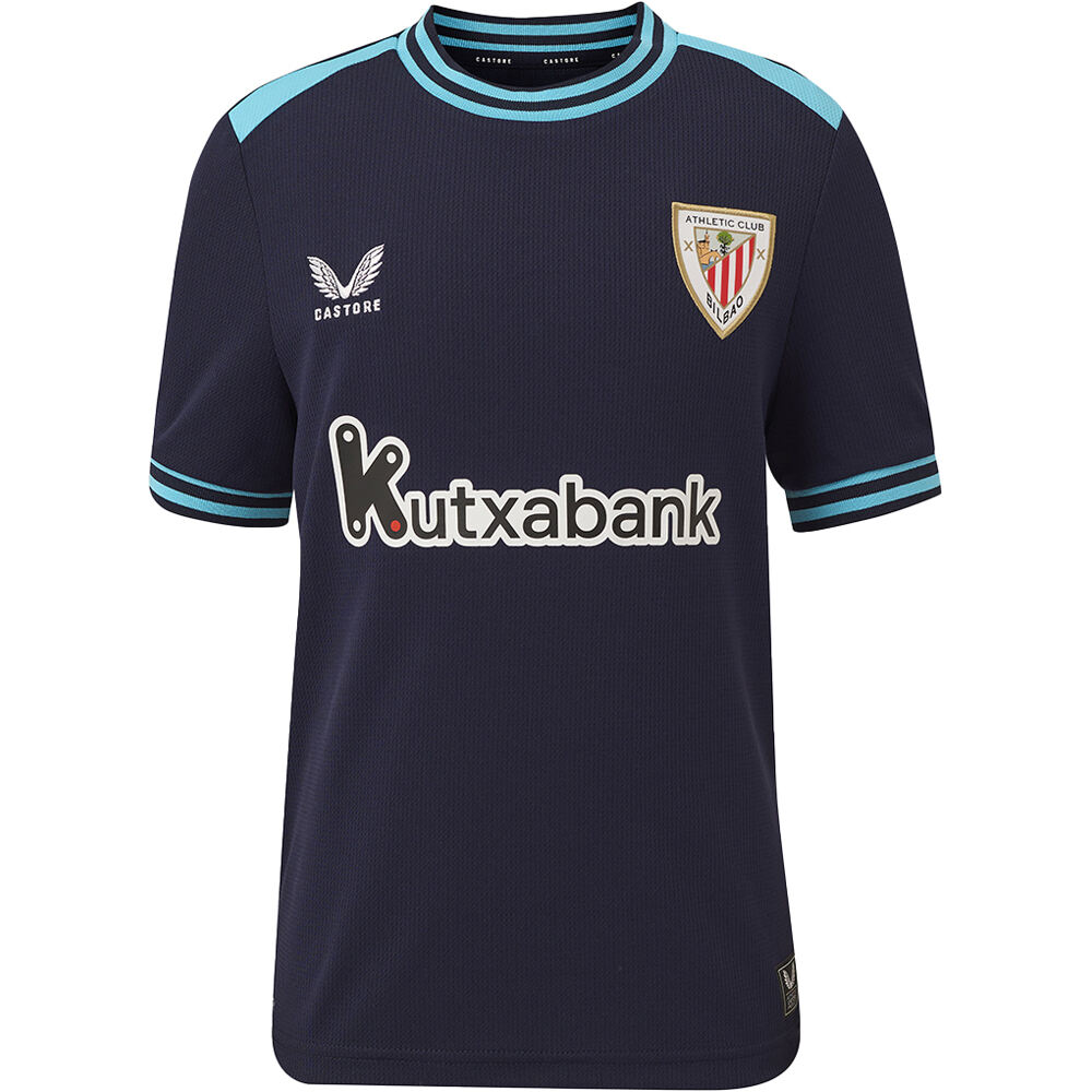 Castore camiseta de fútbol oficiales niño ATHL.BILBAO 26 AWAY INF SS SHIRT vista frontal