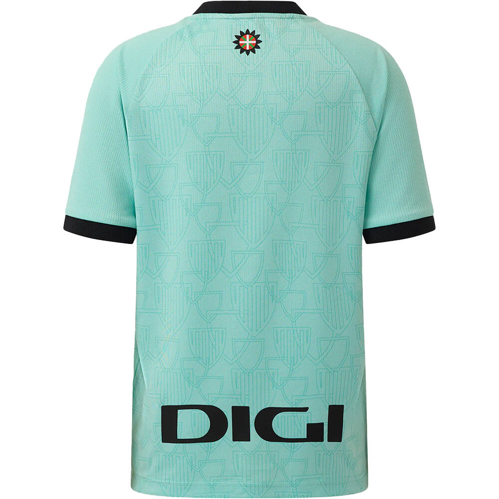Castore camiseta de fútbol oficiales niño ATHL.BILBAO 26 THIRD INF SS SHIRT vista trasera