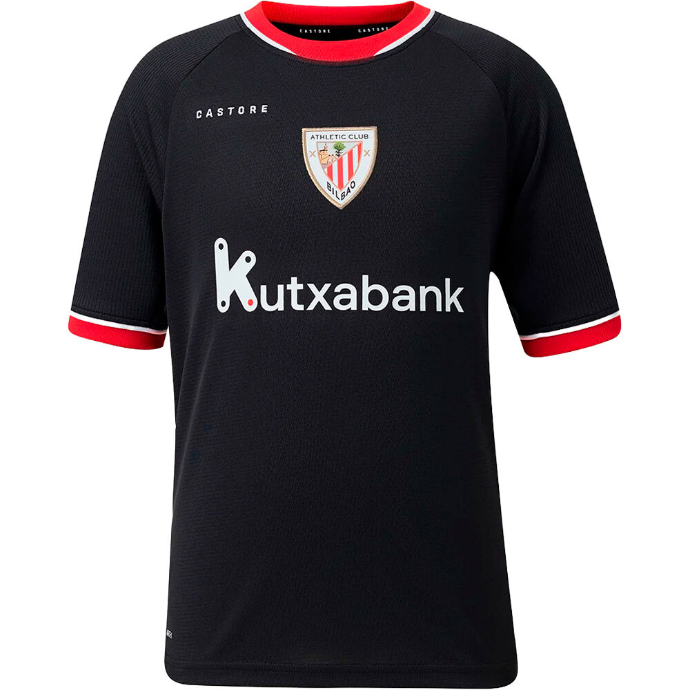 Castore camiseta de fútbol oficiales niño ATHL.BILBAO 27 AWAY INF SS SHIRT vista frontal