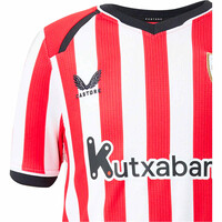 Castore camiseta de fútbol oficiales niño ATHL.BILBAO 27 HOME INF SS SHIRT vista detalle