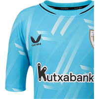 Castore camiseta de fútbol oficiales niño ATHL.BILBAO 27 THIRD INF SS SHIRT vista detalle