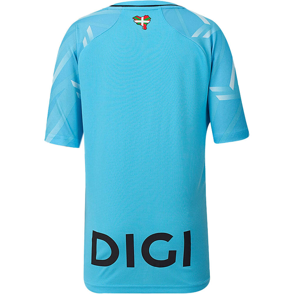 Castore camiseta de fútbol oficiales niño ATHL.BILBAO 27 THIRD INF SS SHIRT vista trasera
