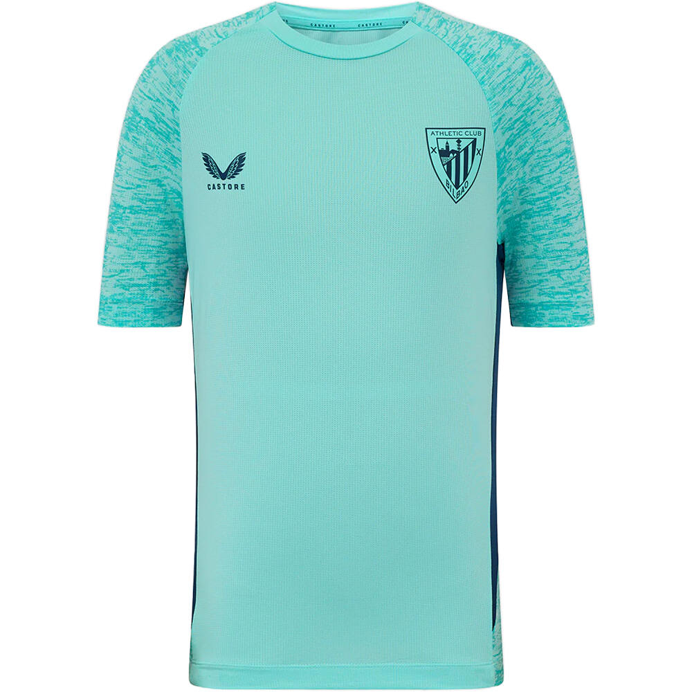 Castore camiseta entrenamiento niño ATHL.BILBAO 26 PERFORMANCE SHORT SLEEVE INF TEE vista frontal