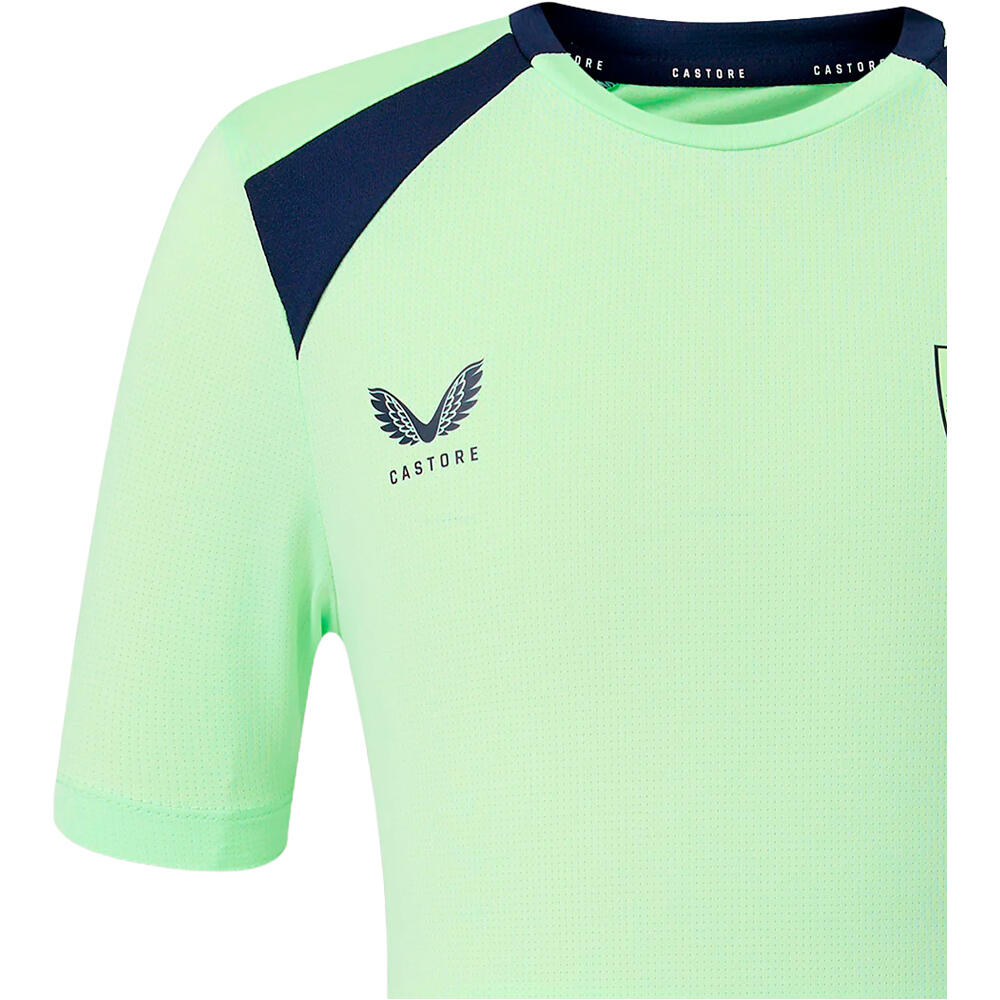 Castore camiseta entrenamiento niño ATHL.BILBAO 27 PERFORMANCE SHORT INF SLEEVE TEE vista detalle
