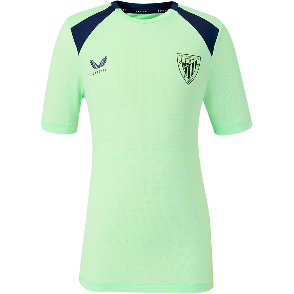 Castore camiseta entrenamiento niño ATHL.BILBAO 27 PERFORMANCE SHORT INF SLEEVE TEE vista frontal