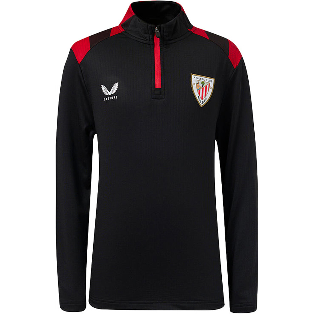 Castore camiseta entrenamiento niño ATHL.BILBAO 27 PRE MATCH MIDLAYER INF TOP vista frontal