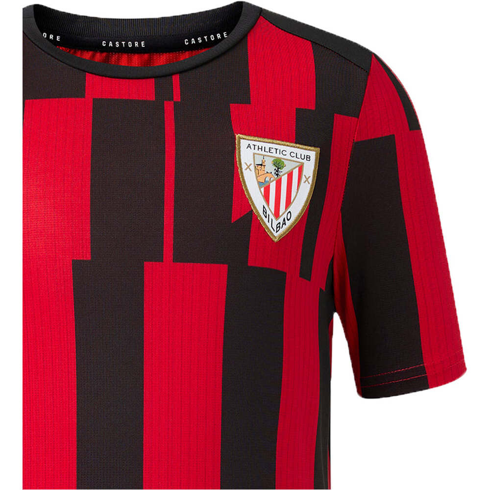 Castore camiseta entrenamiento niño ATHL.BILBAO 27 PRE MATCH SHORT INF SLEEVE TEE 03