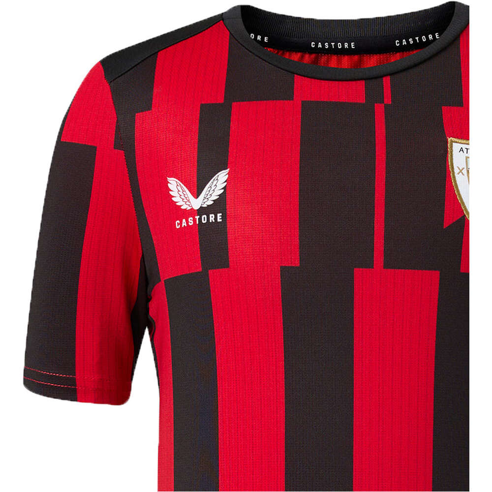Castore camiseta entrenamiento niño ATHL.BILBAO 27 PRE MATCH SHORT INF SLEEVE TEE vista detalle
