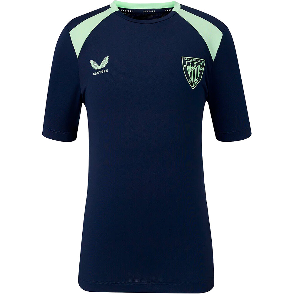Castore camiseta entrenamiento niño ATHL.BILBAO.27 PERFORMANCE SHORT INF SLEEVE TEE vista frontal