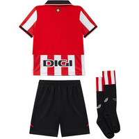 Castore equipación fútbol niño ATHL.BILBAO 26 HOME INF KIT vista trasera