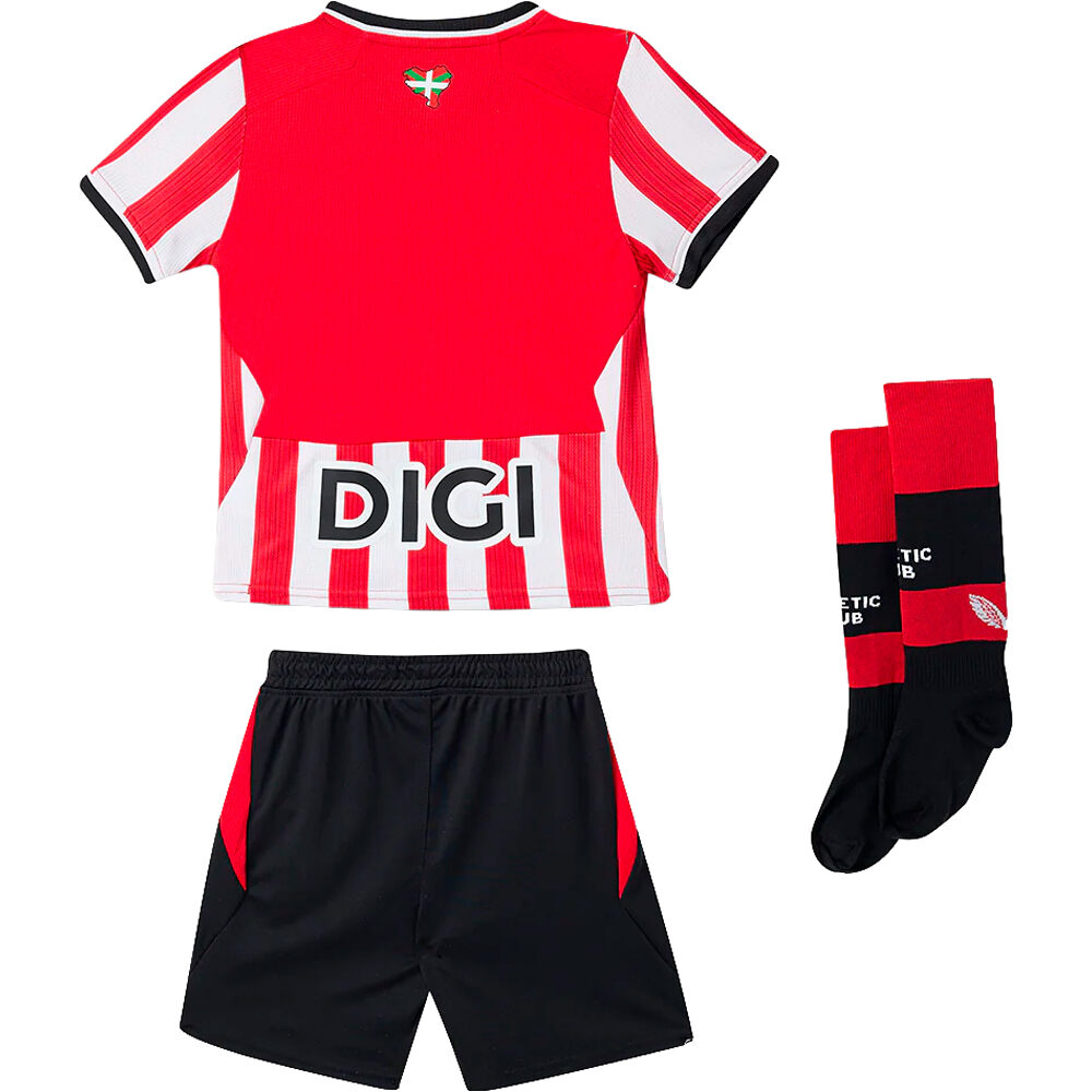 Castore equipación fútbol niño ATHL.BILBAO 27 HOME INF KIT vista trasera