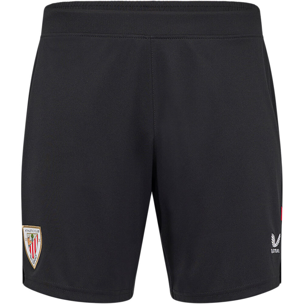 Castore pantalones fútbol oficiales ATHL.BILBAO 26 HOME SHORT vista frontal