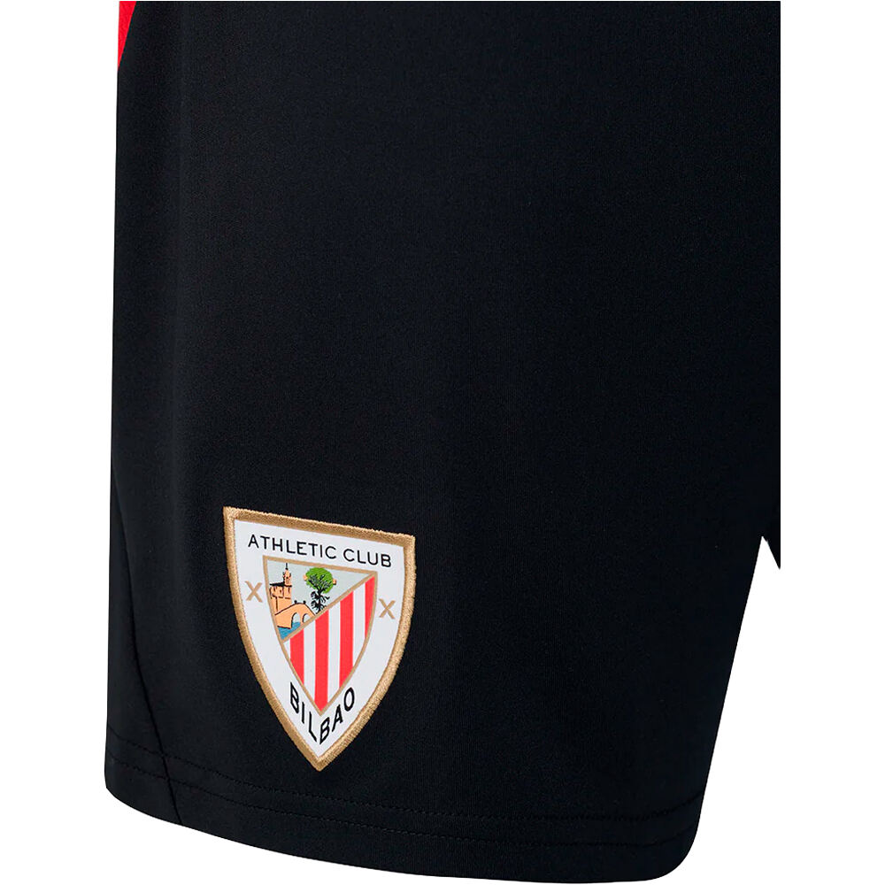 Castore pantalones fútbol oficiales niño ATHL.BILBAO 27 HOME INF SHORT vista detalle