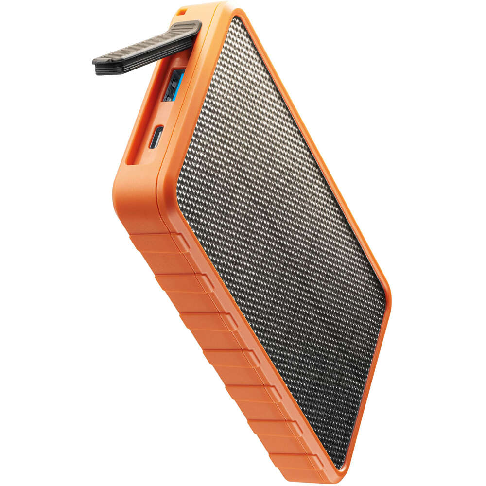 Cellular Line batería CARGADOR DE BATERA SOLAR 10000 NARANJA vista frontal