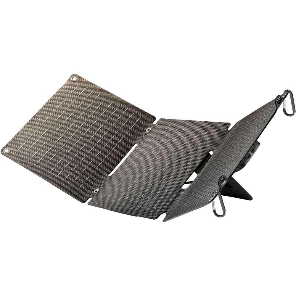 Cellular Line batería CARGADOR SOLAR 2 PUERTOS 20W GRIS vista frontal