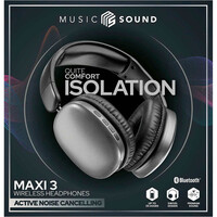 Cellular Line sonido AURICULAR DIADEMA BT MAXI3 CANCELACION RUIDO NEGRO 01