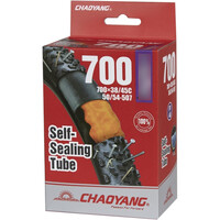 Chaoyan cámara bicicleta carretera Cmara Sellante 700x38/45C AV vista frontal