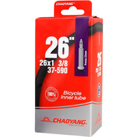 Chaoyan cámara bicicleta mtb Cmara 26x1 3/8 FV 33 mm vista frontal