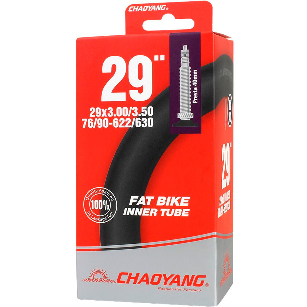 Chaoyan cámara bicicleta mtb Cmara Plus 29x3.0/3.5 FV 40 mm vista frontal