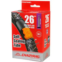 Chaoyan cámara bicicleta mtb Cmara Sellante 26x1.95/2.125 FV 40 mm vista frontal
