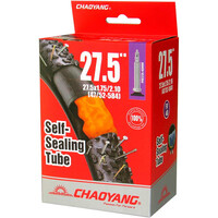 Chaoyan cámara bicicleta mtb Cmara Sellante 27,5x1.75/2,10 FV 40 mm vista frontal