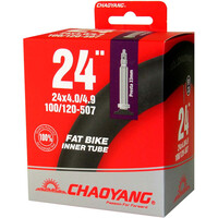 Chaoyan cámara rueda bicicleta infantil Cmara Fat 24X4.0/4.9 FV 33 mm vista frontal
